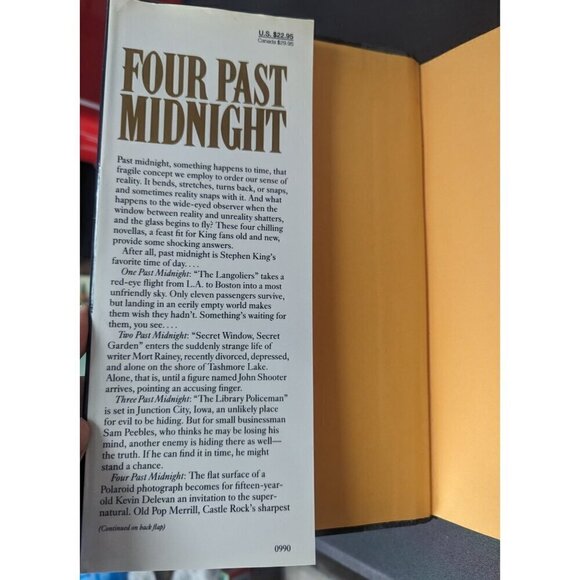 FOUR PAST MIDNIGHT by STEPHEN KING 1st Edition 1990 Hardcover with Dust Jacket - Picture 4 of 9
